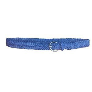 Navy blue Braided woven belt